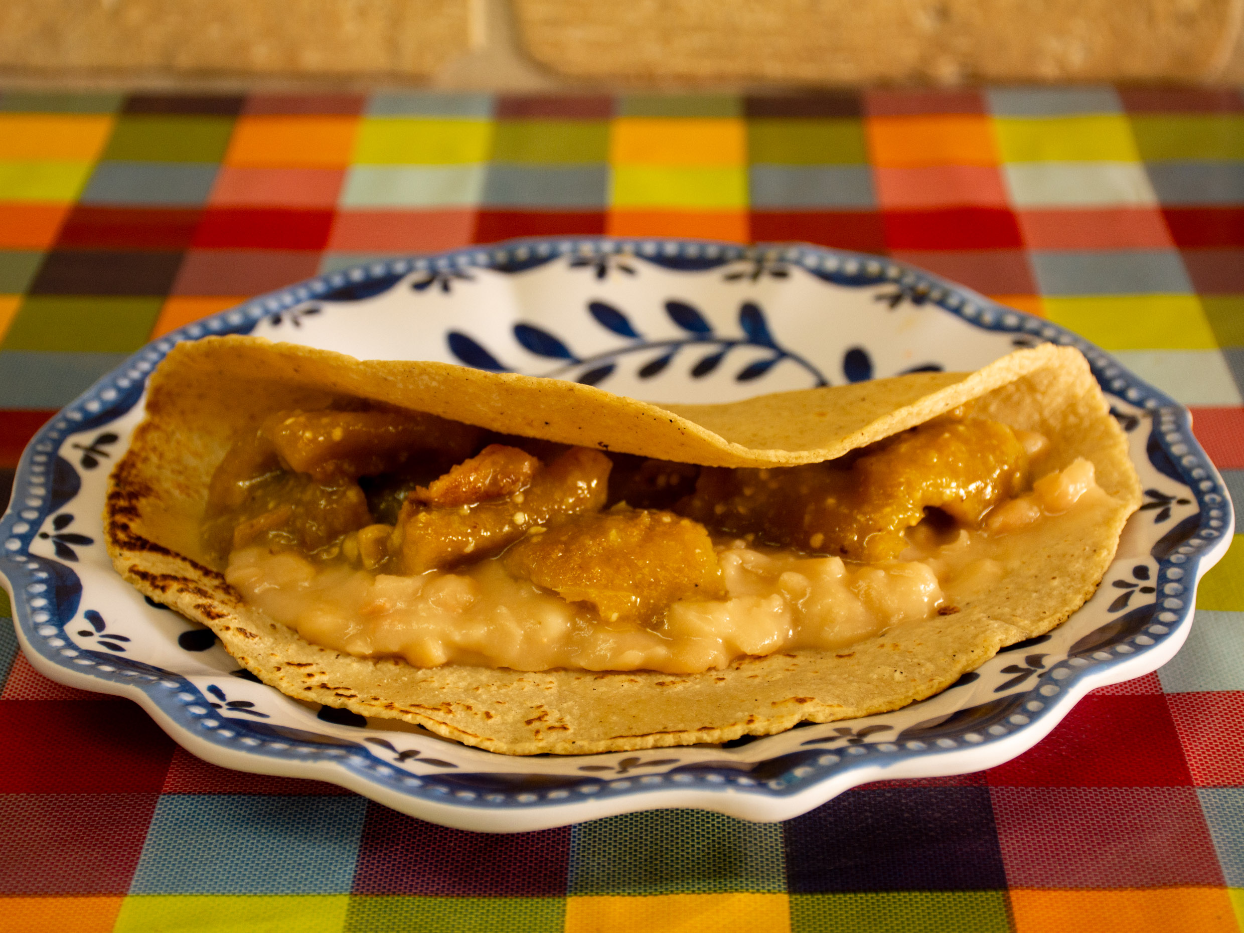 Taco de Chicharrón Natural
