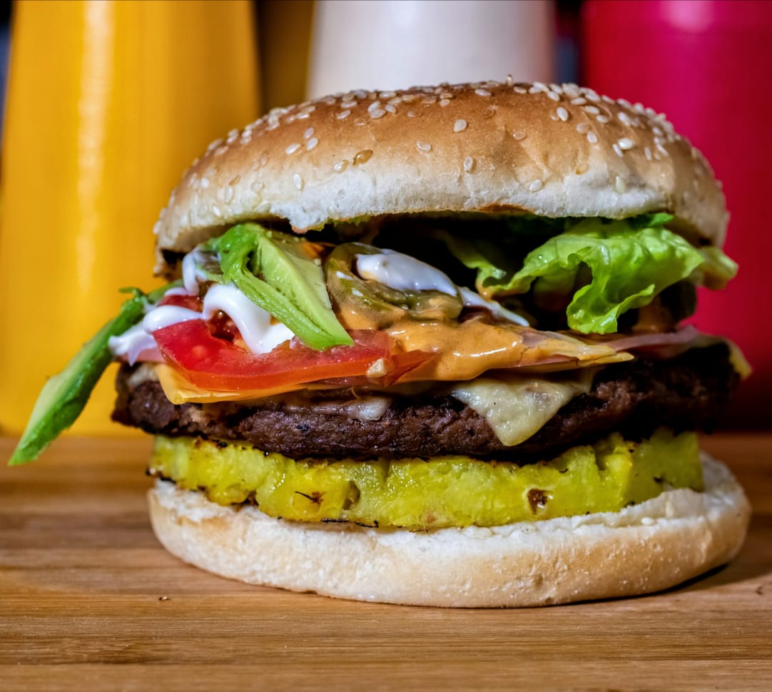 Hamburguesa Hawaiiana
