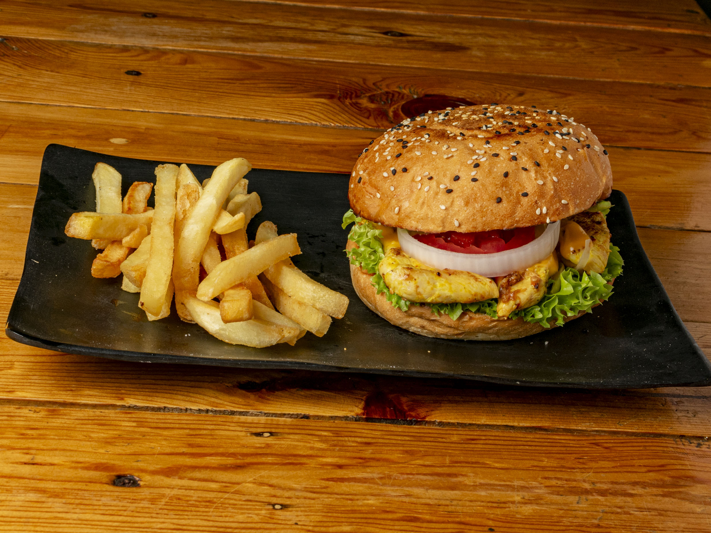 Hamburguesa de Pollo Especial