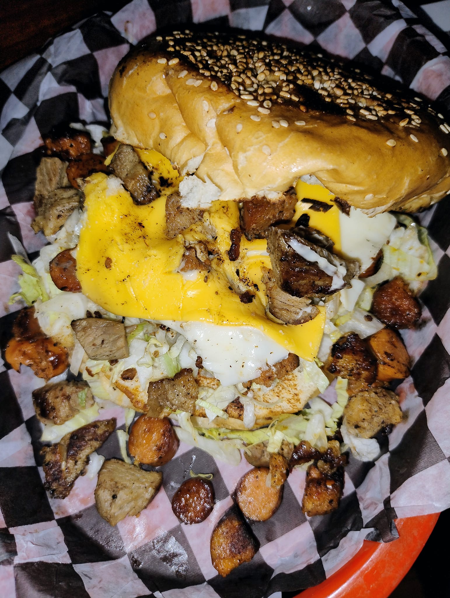 Burger  Ricardo con Papas