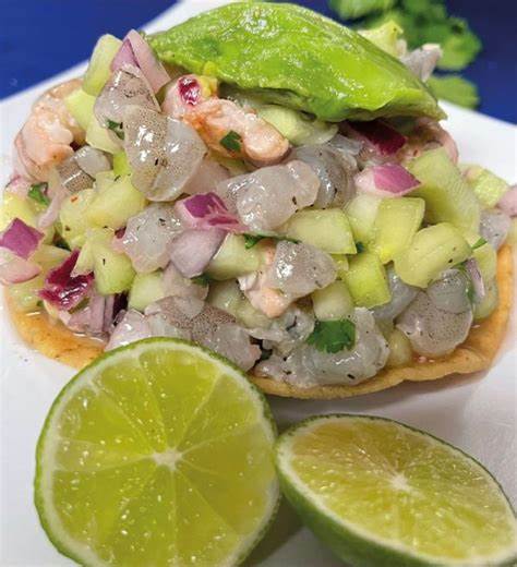 Tostada de Camarón