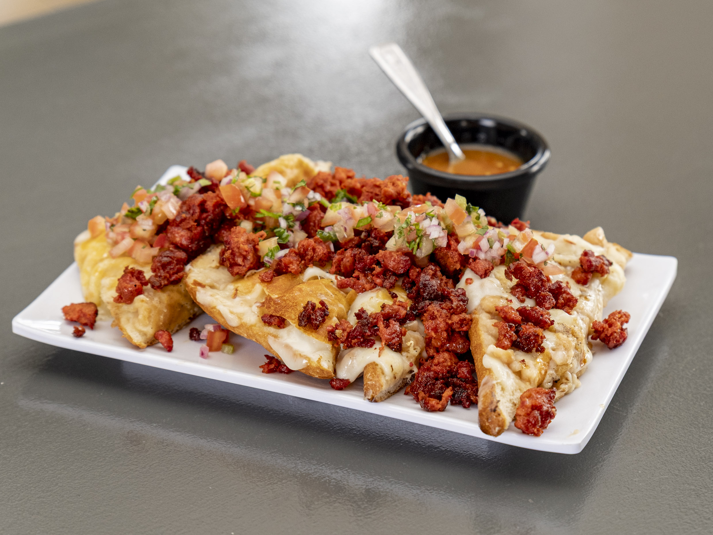 Molletes de Chorizo