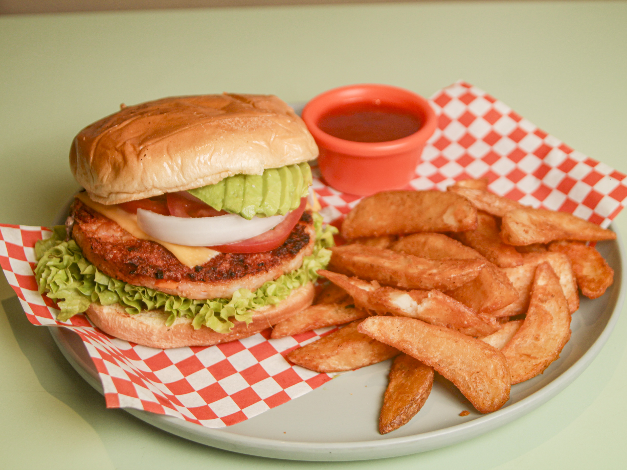 Hamburguesa de Camarón