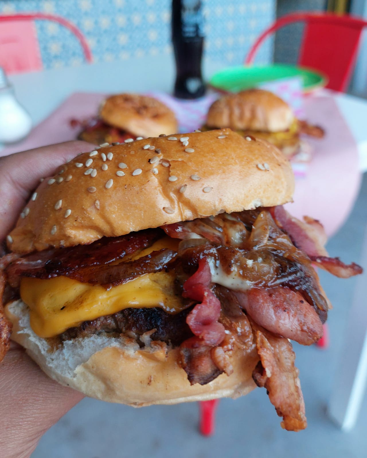 Hamburguesa Grande con Tocino