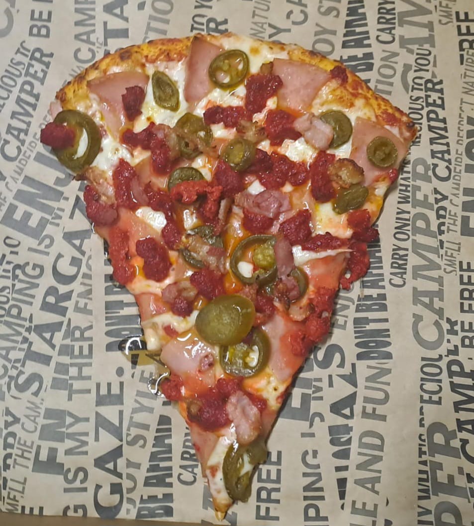 Rebanada Mexicana y Papas fritas