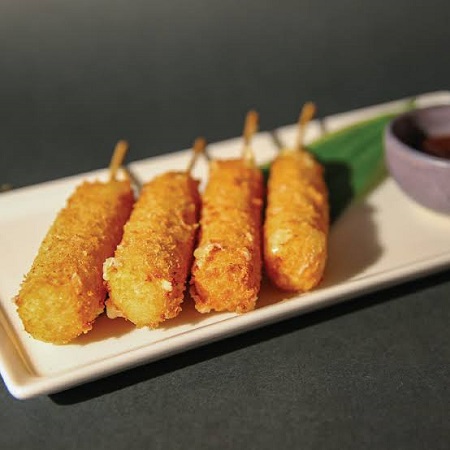 Brochetas de Queso Empanizadas