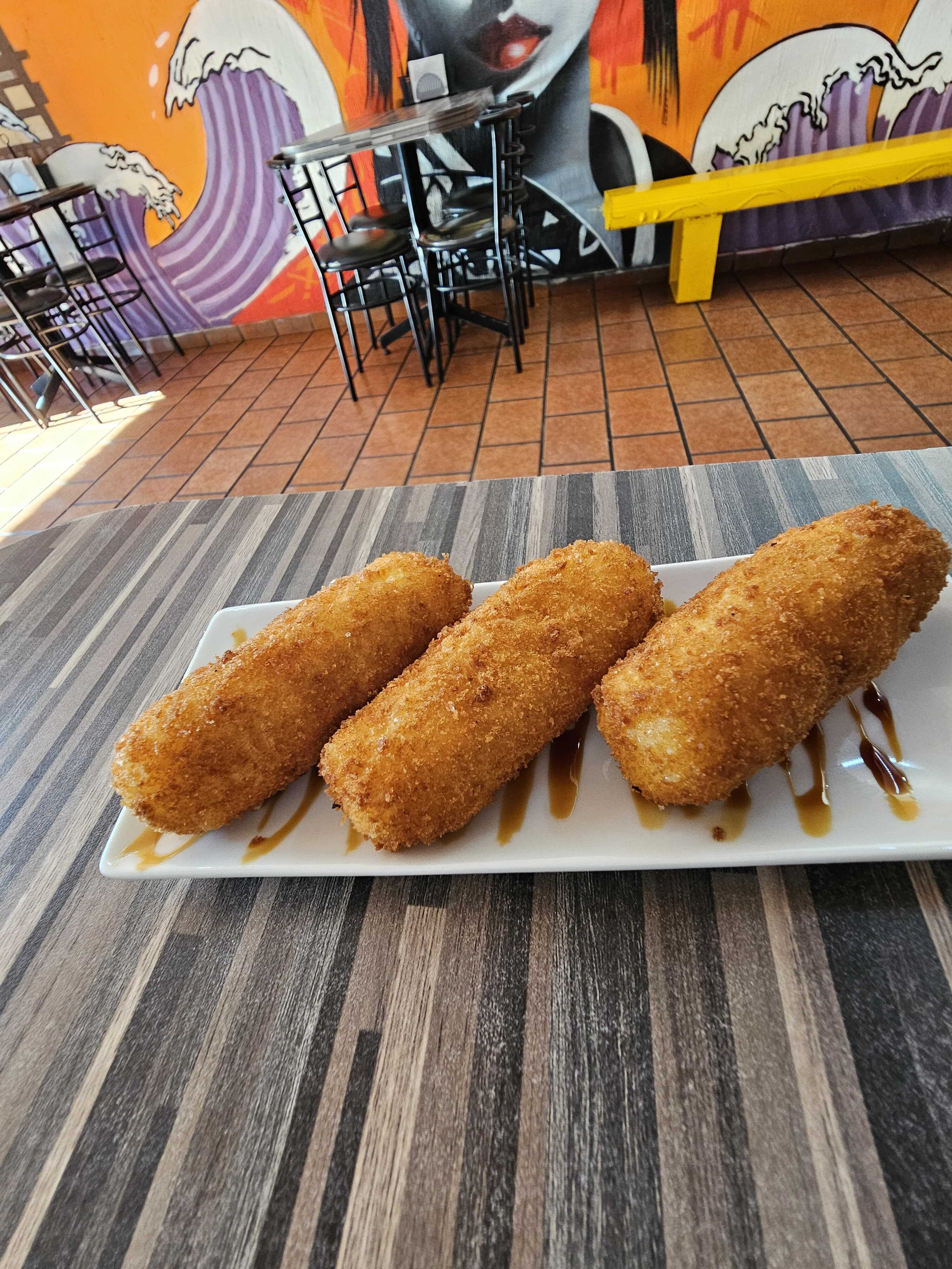 Kushiage de Queso Gouda