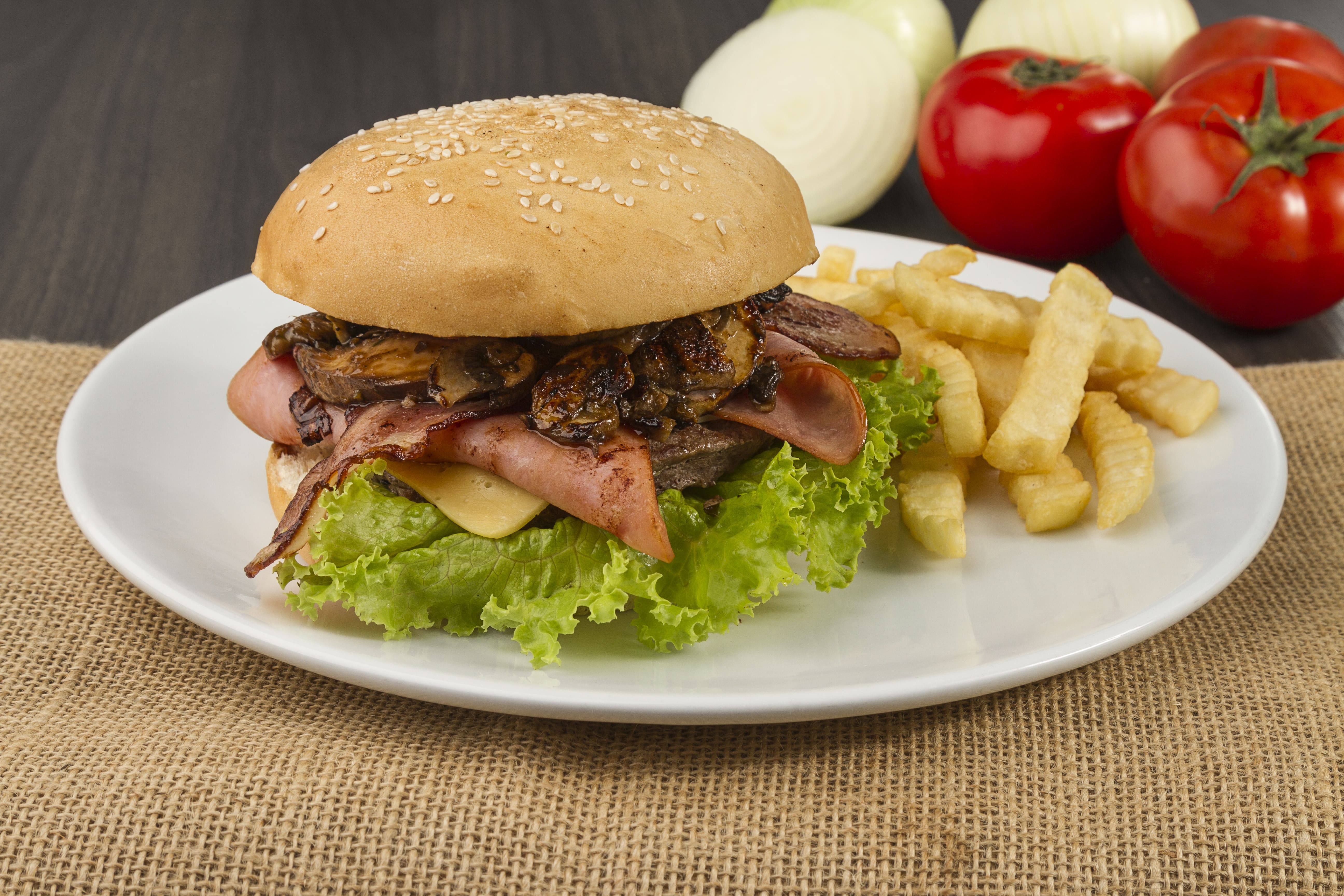 Hamburguesa De Champiñones
