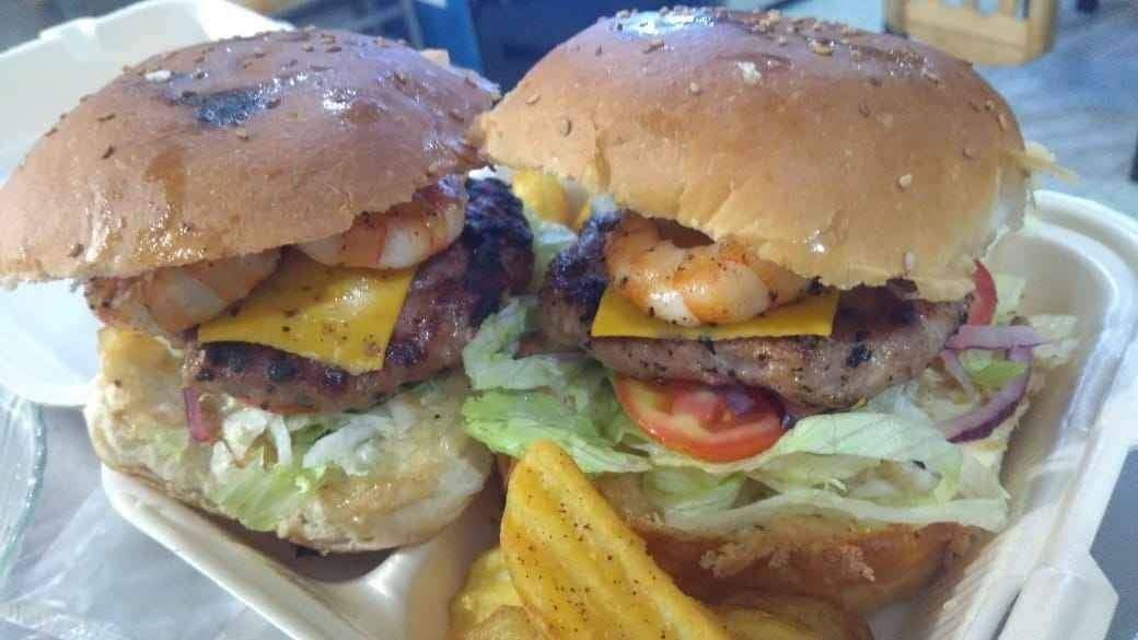 Hamburguesa Camarones