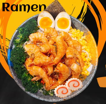 Ramen con Caldo Camarón