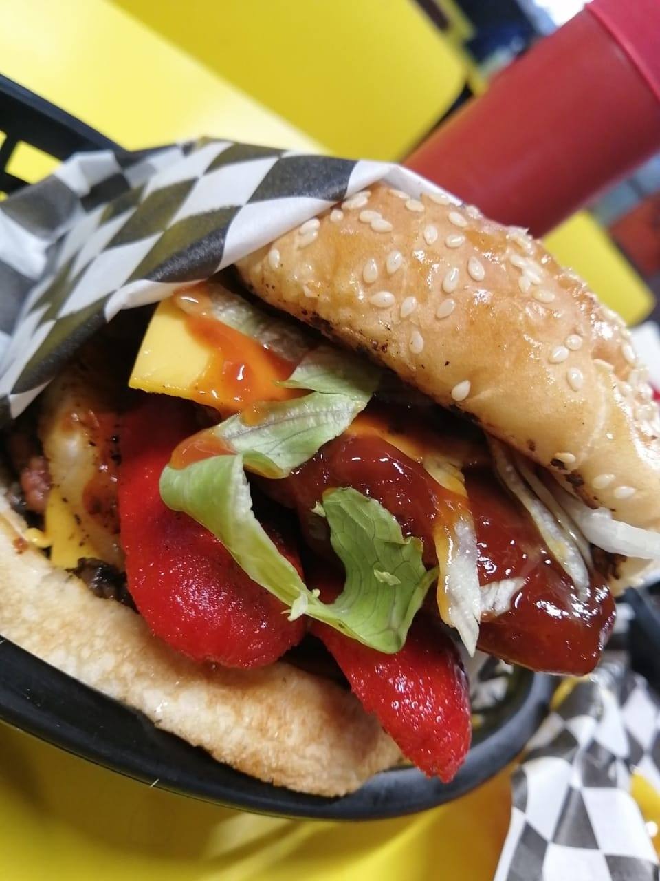 Hamburguesa de Chipotle