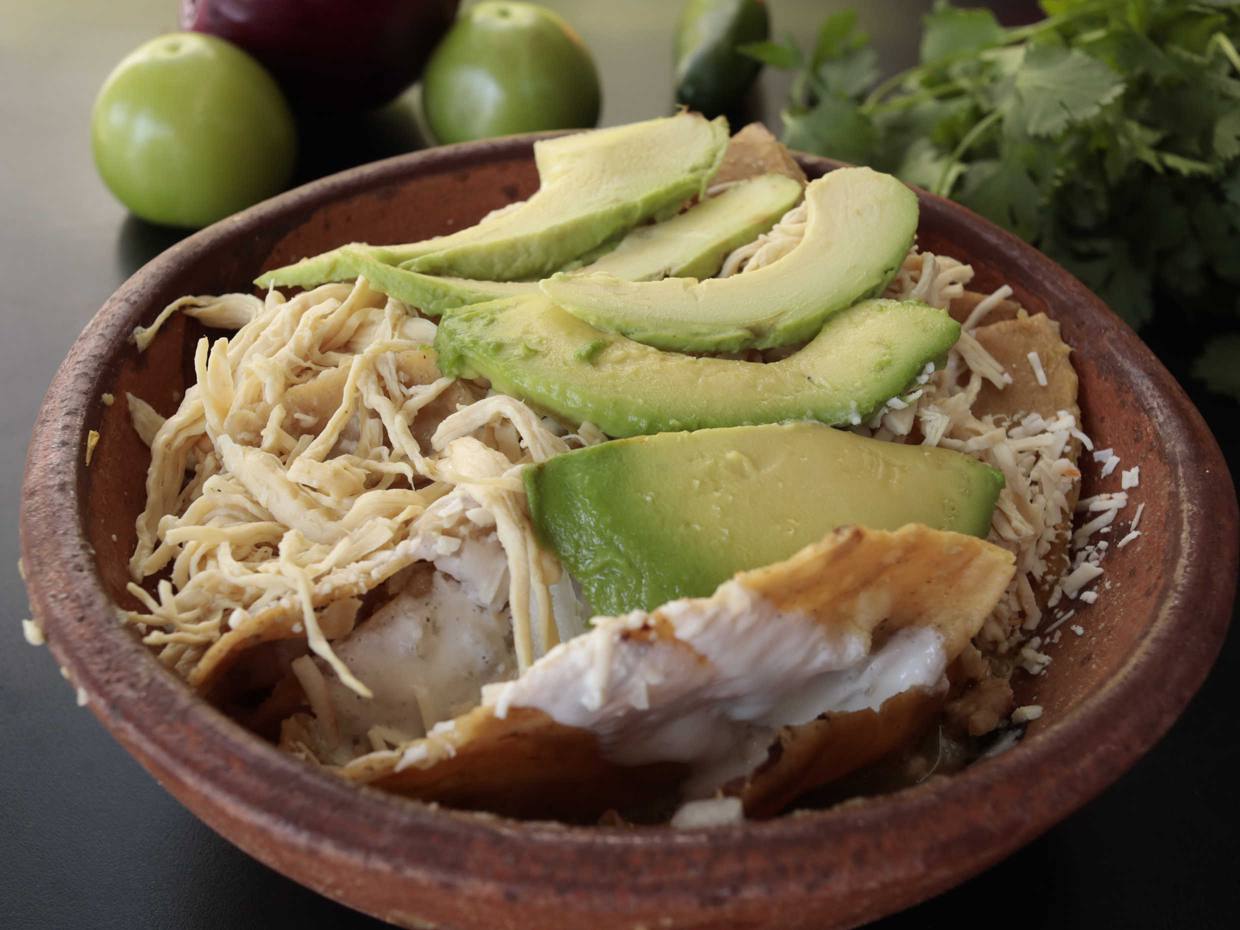 Chilaquiles en Salsa Suiza