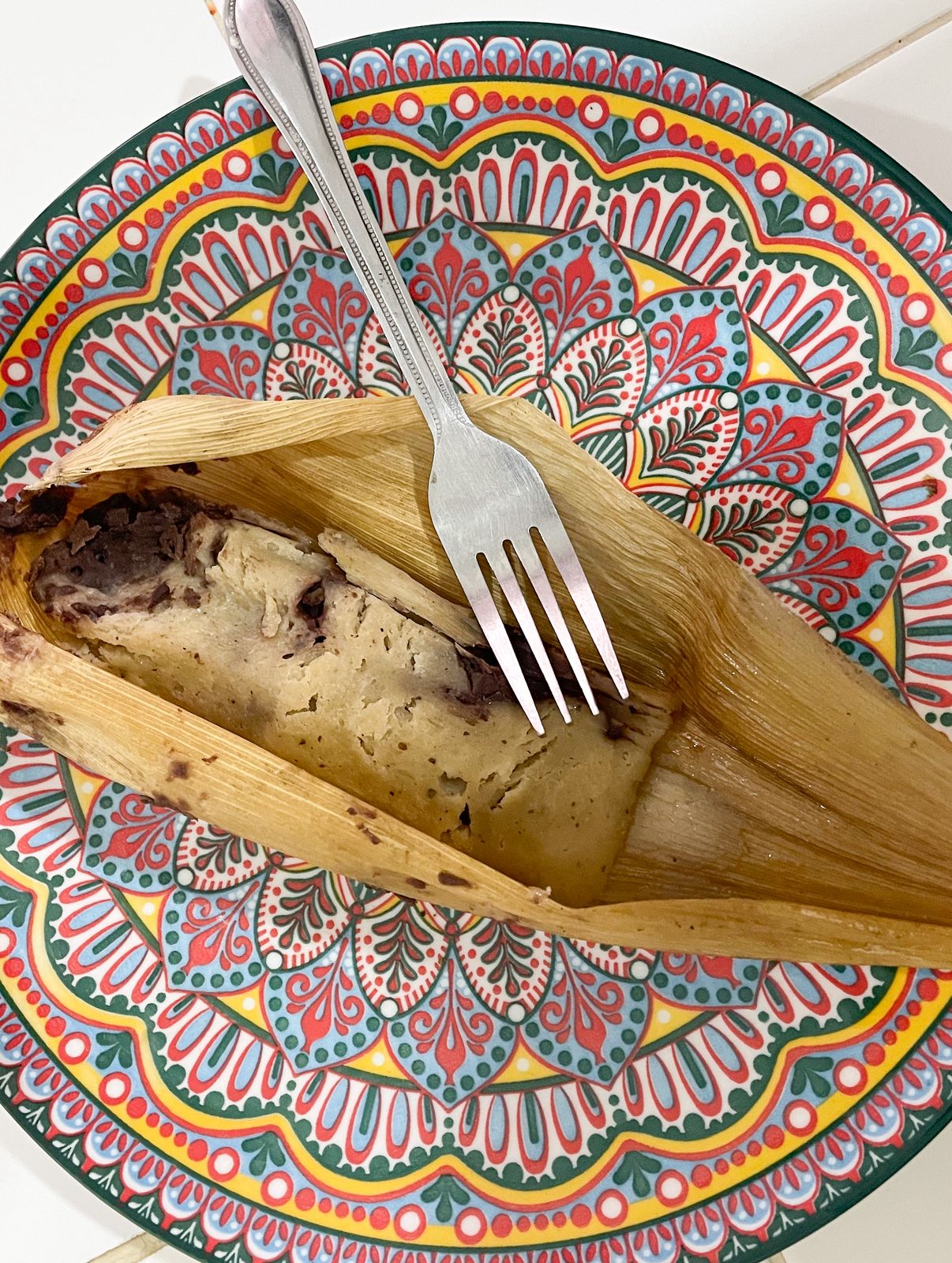 Hojas de maíz Frijol