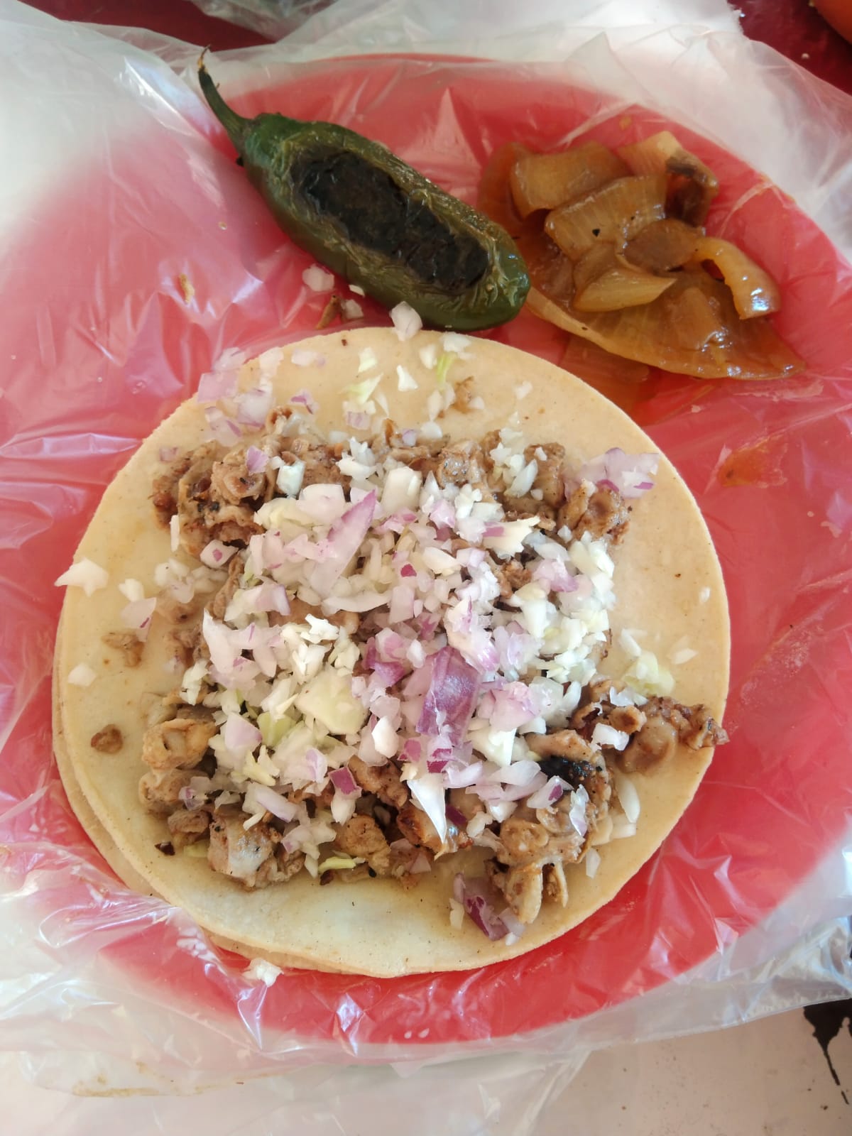 Taco de Tripa de Res