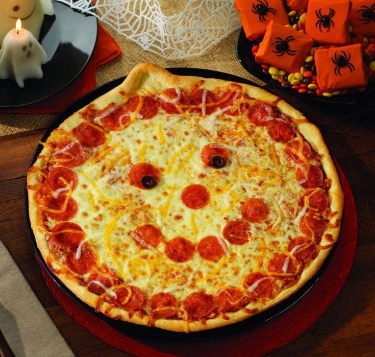 Pizza Mitad Queso y Pepperoni (45 cm - Jumbo)