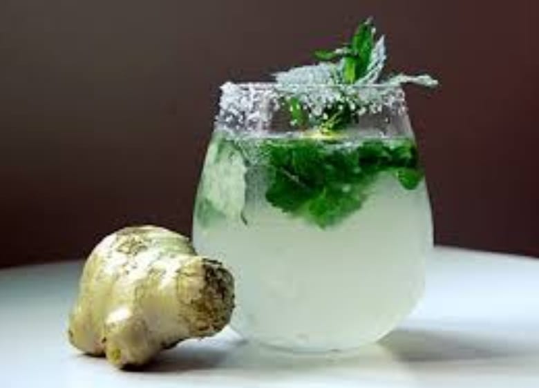 Limonada con Gengibre y Menta