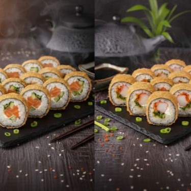 Deliciosos hots super recheados, empanados na farinha panko e fritos