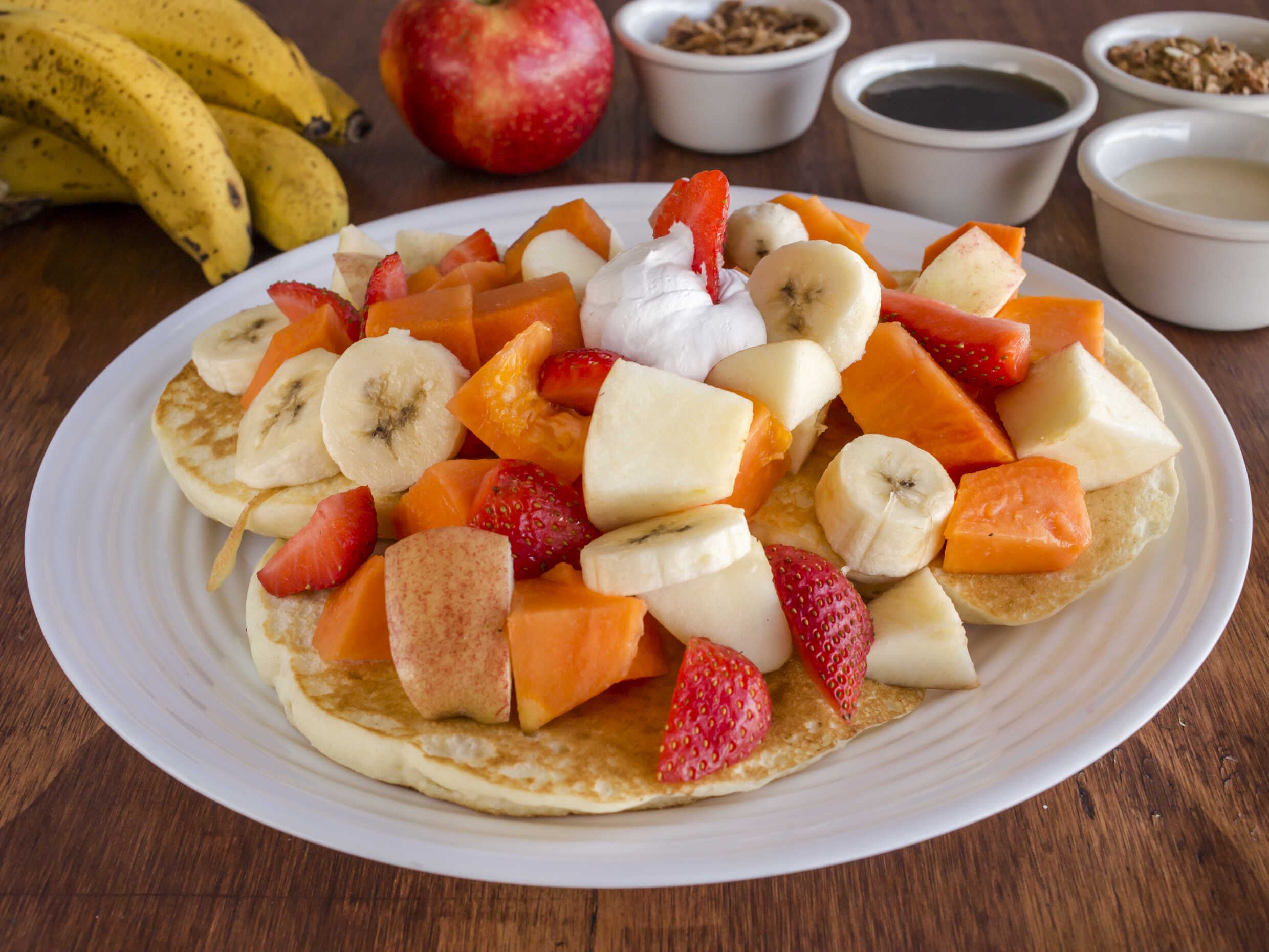 Hot Cakes con Frutas