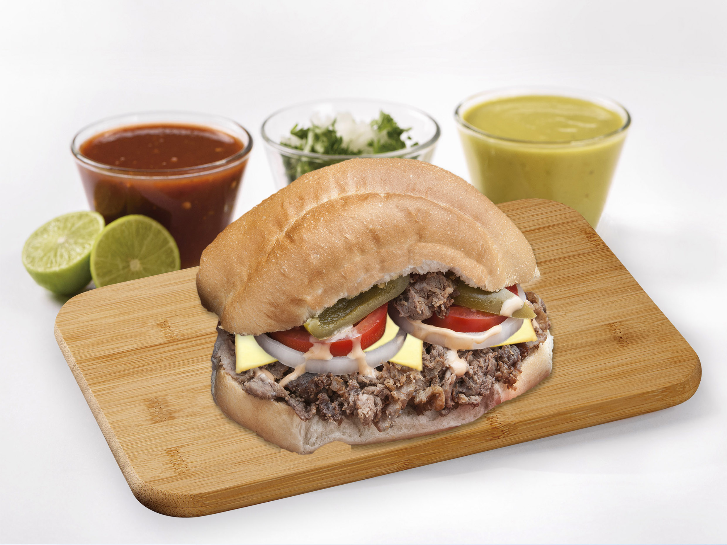 Torta de Carne Asada con Queso