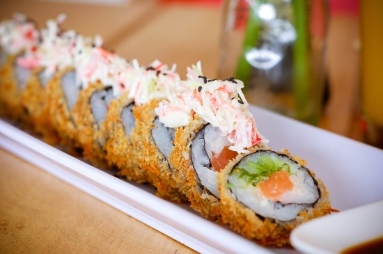 Salmon tempura 12 piezas