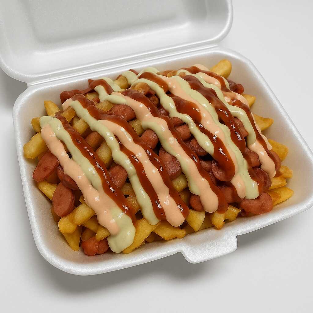 Salchipapas con Chorizo