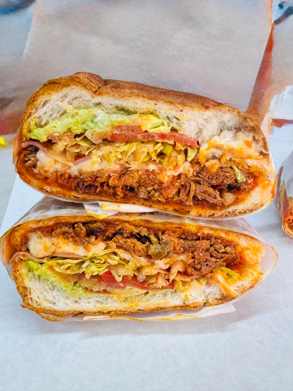 Torta Asada Lomo Sencilla