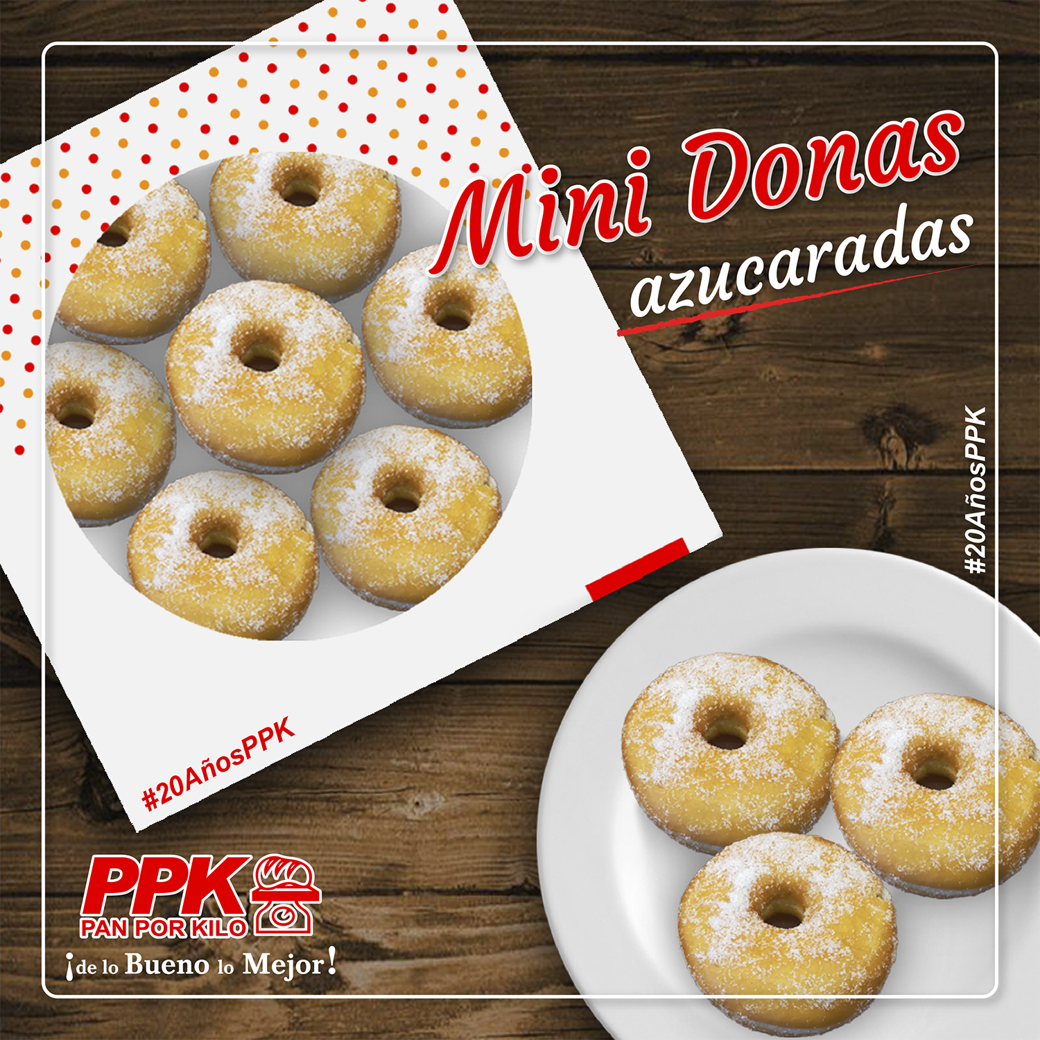 Mini Dona con Azúcar