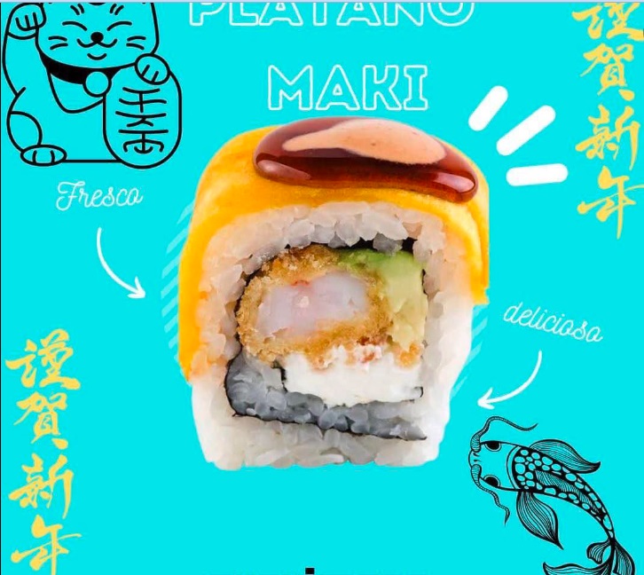 Plátano Maki