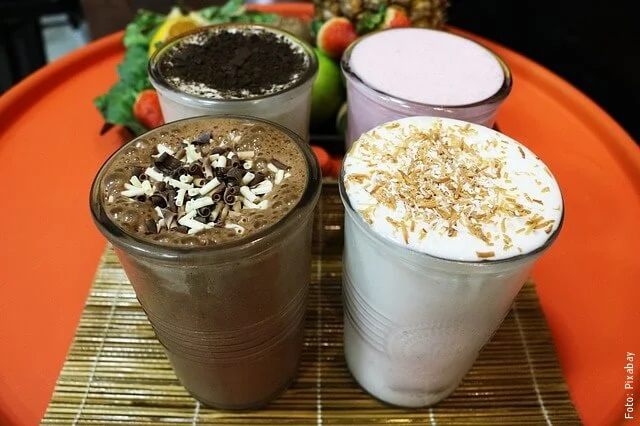 Malteada rosa.