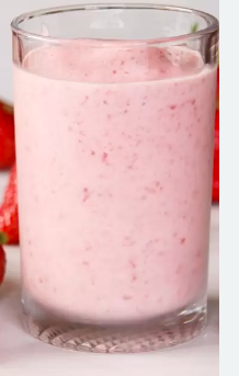 Licuado de fresa y plátano