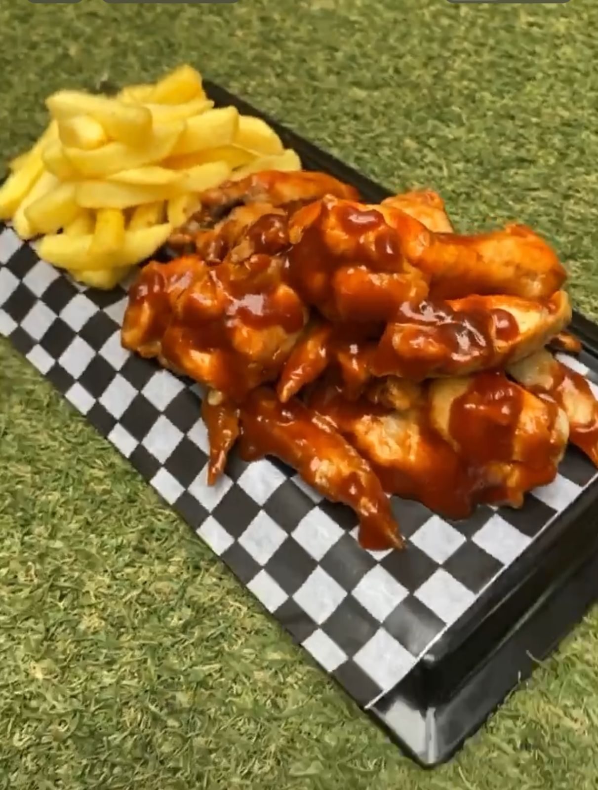 Alitas bbq