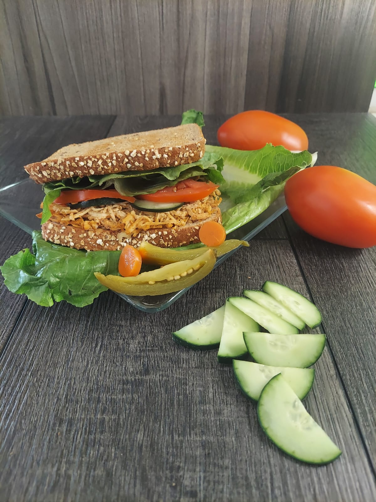 Sandwich de Pechuga Deshebrada