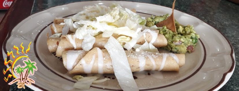 Tacos Dorados de Pollo