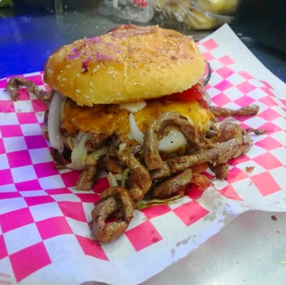 Hamburguesa de Arrachera