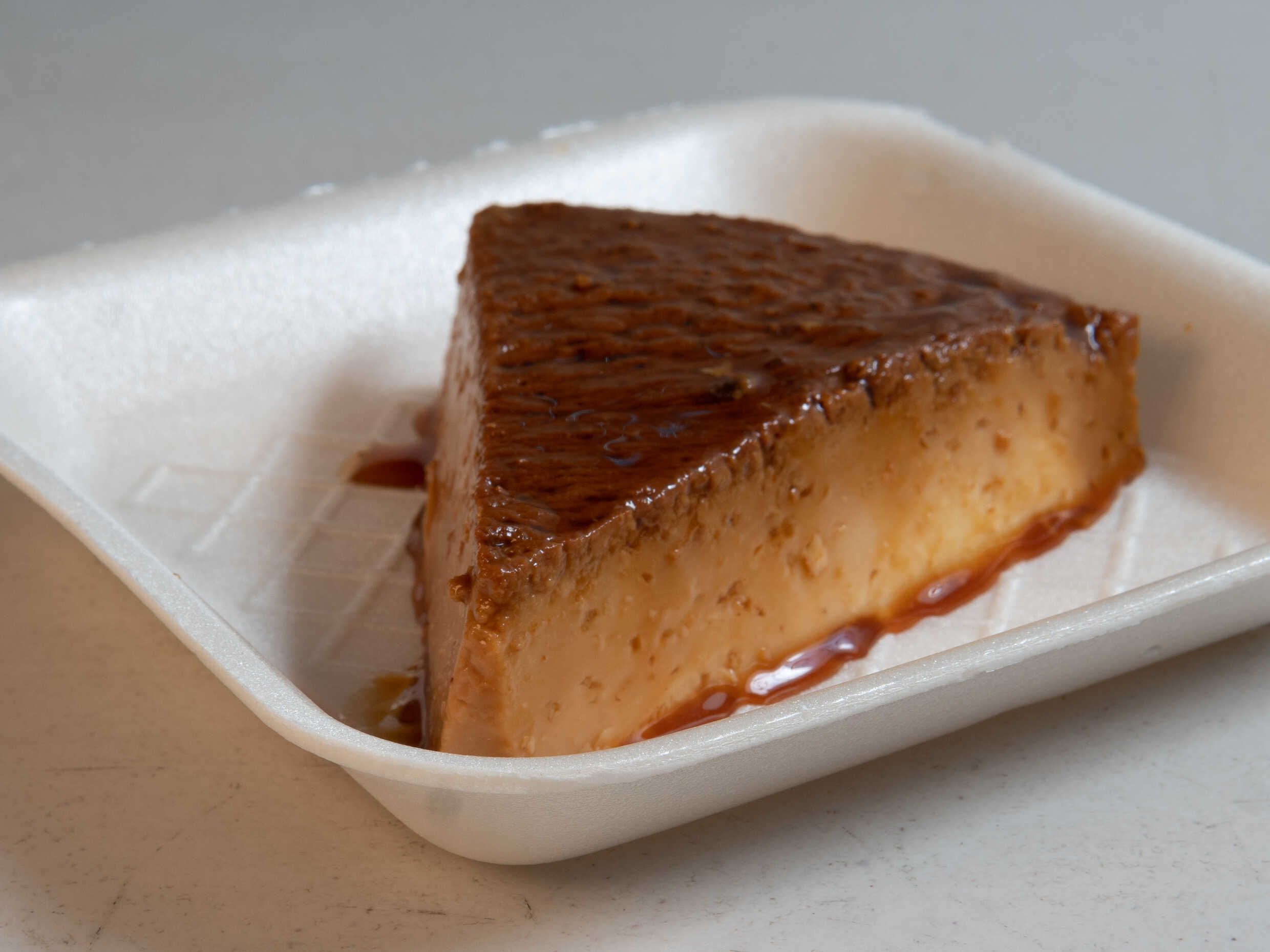 Rebanada de Flan Napolitano