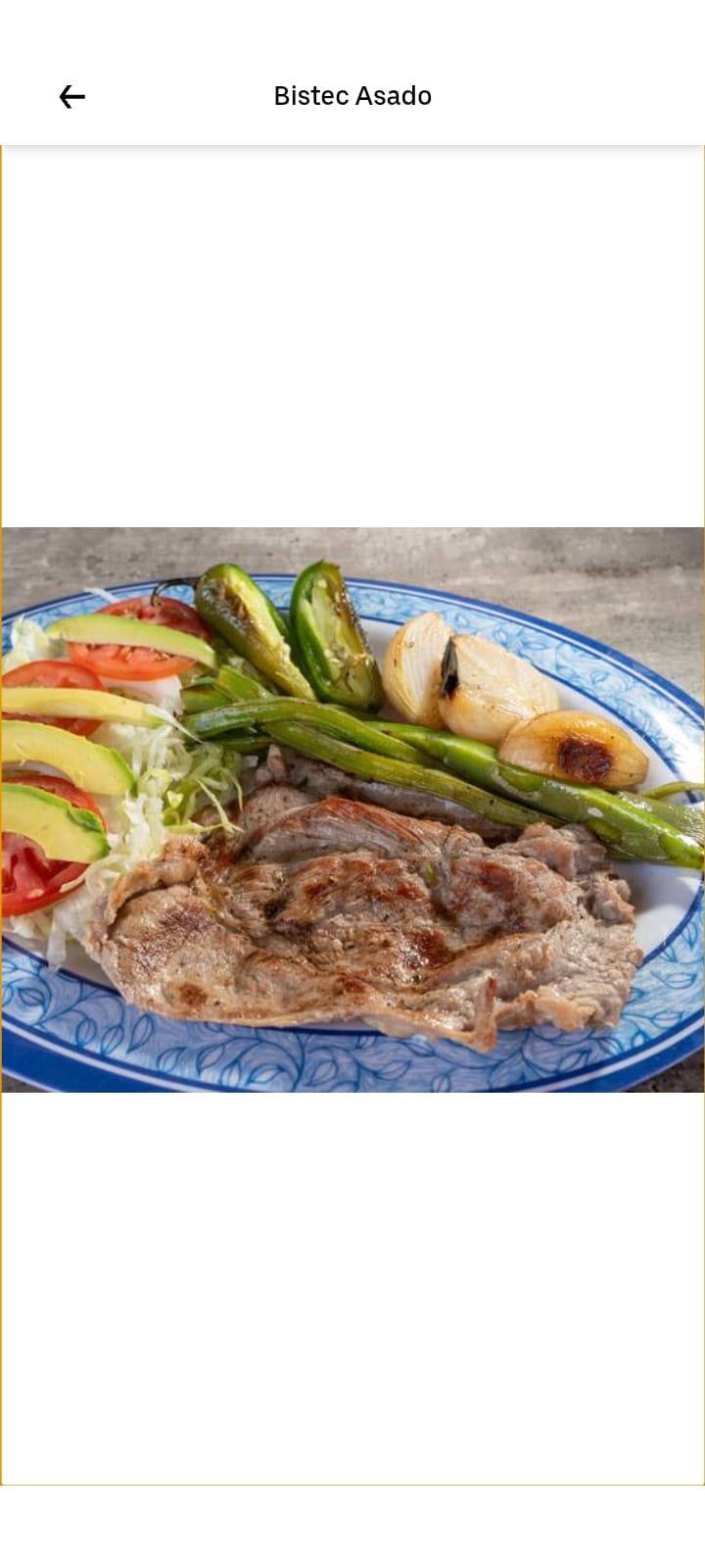 Bisteck asado