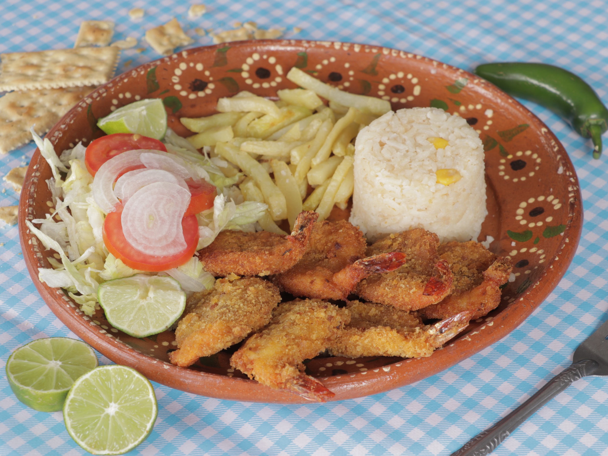 Camarones Enpanizados