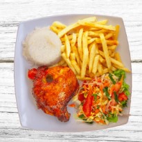 Bandeja con Pollo Asado