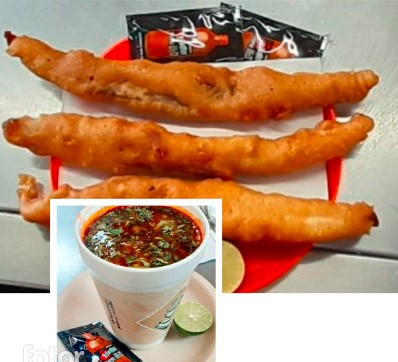 3 Pescaditos Fritos + Cónsome