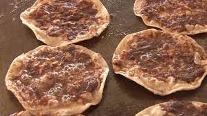 Tortilla de maiz con asientos