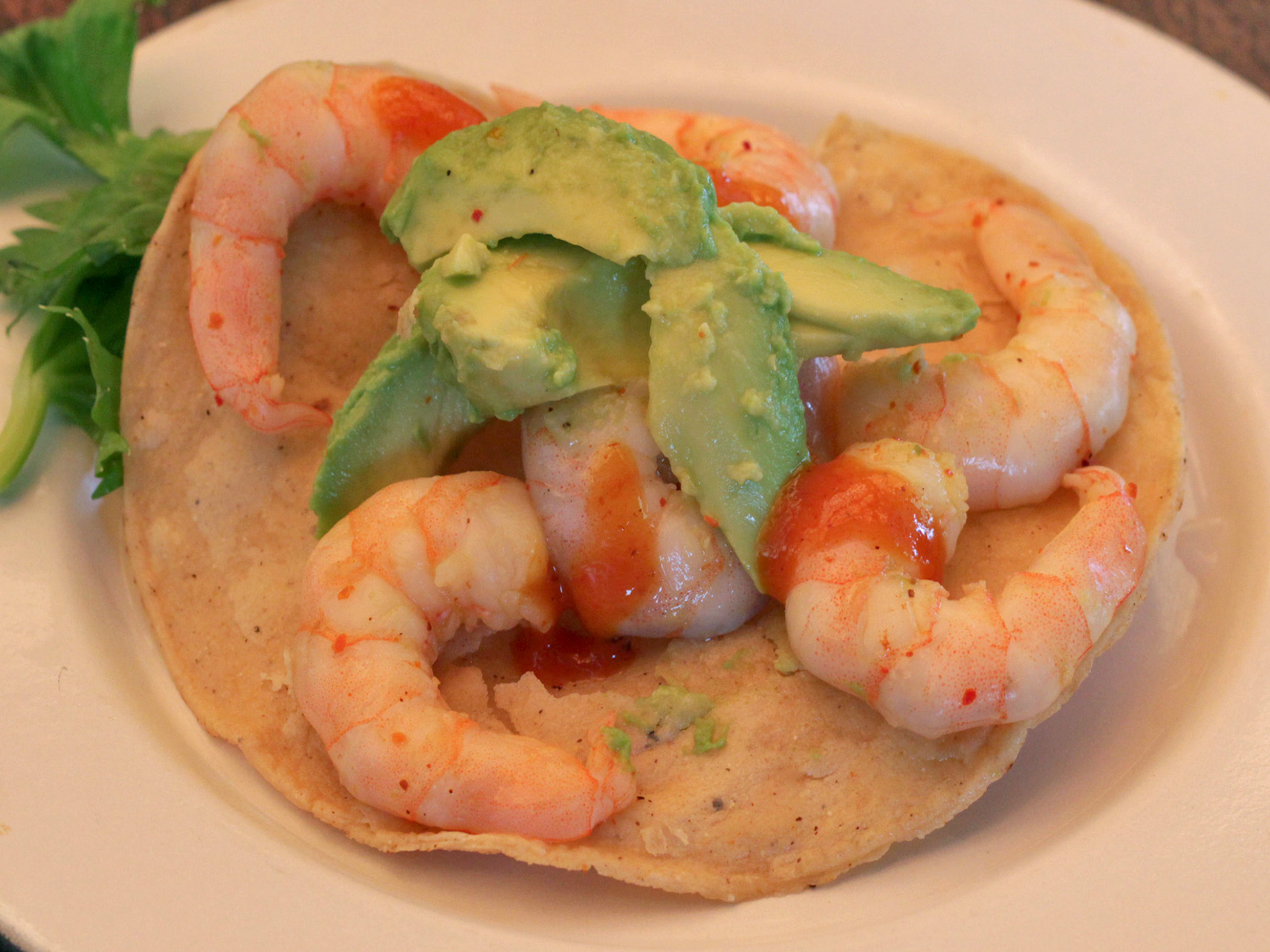 Tostada de Camarón