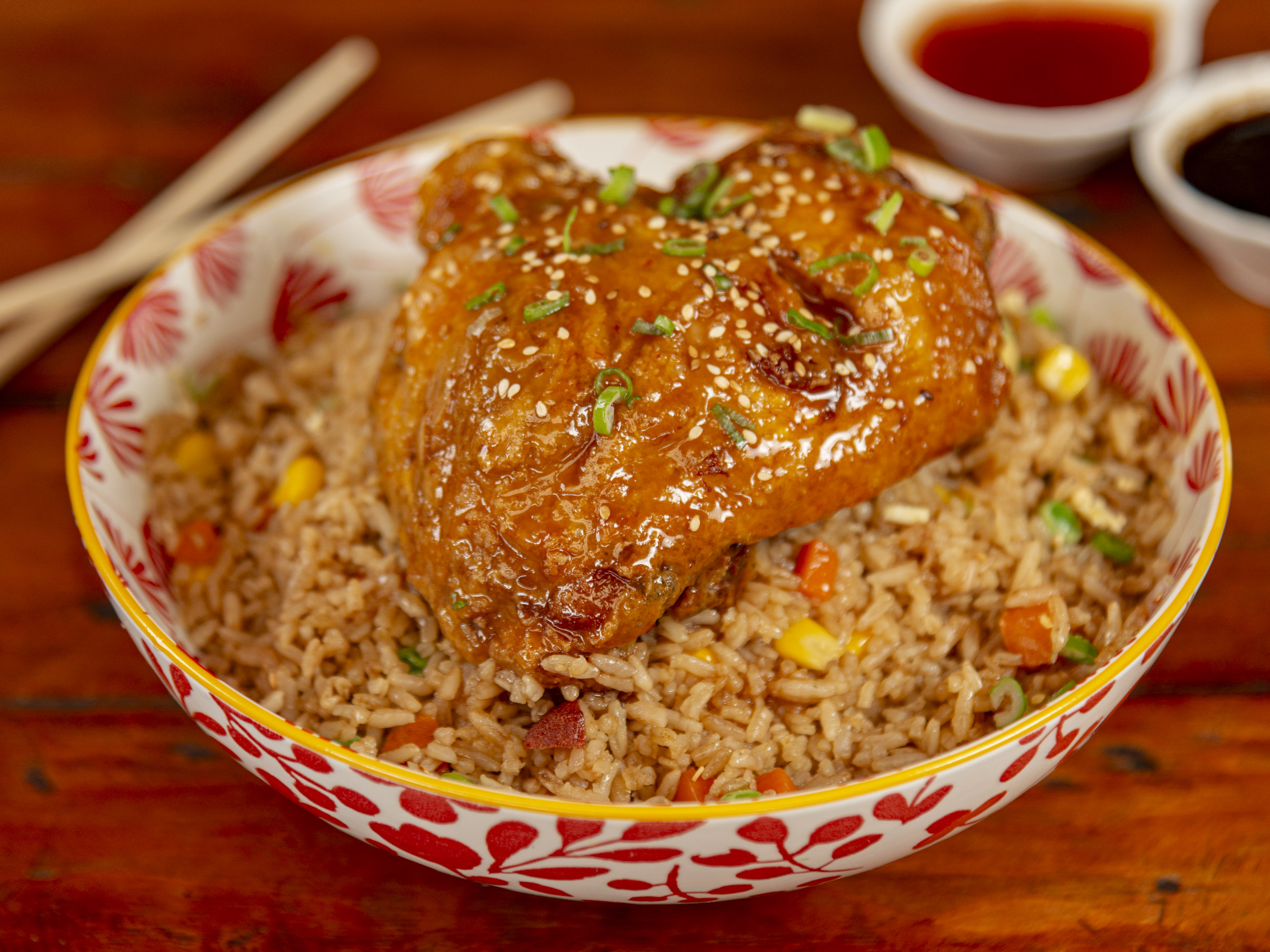 Combo Arroz al Wok + 1/4 de Pollo