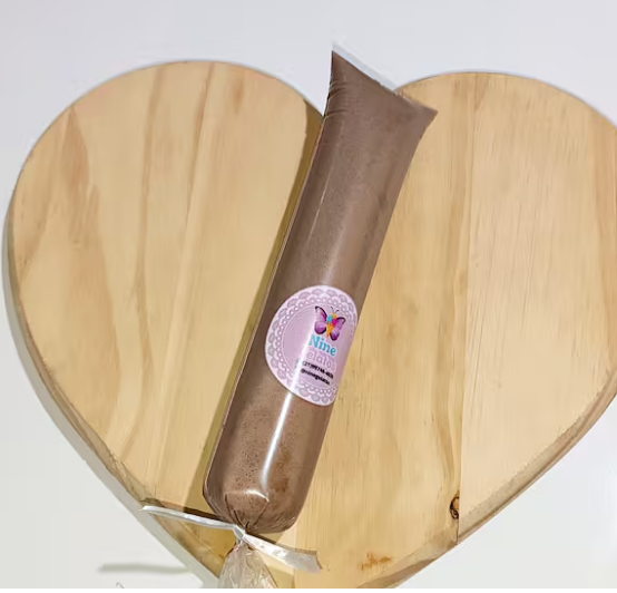 Sacolé cremoso com o sabor refrescante do ovomaltine.