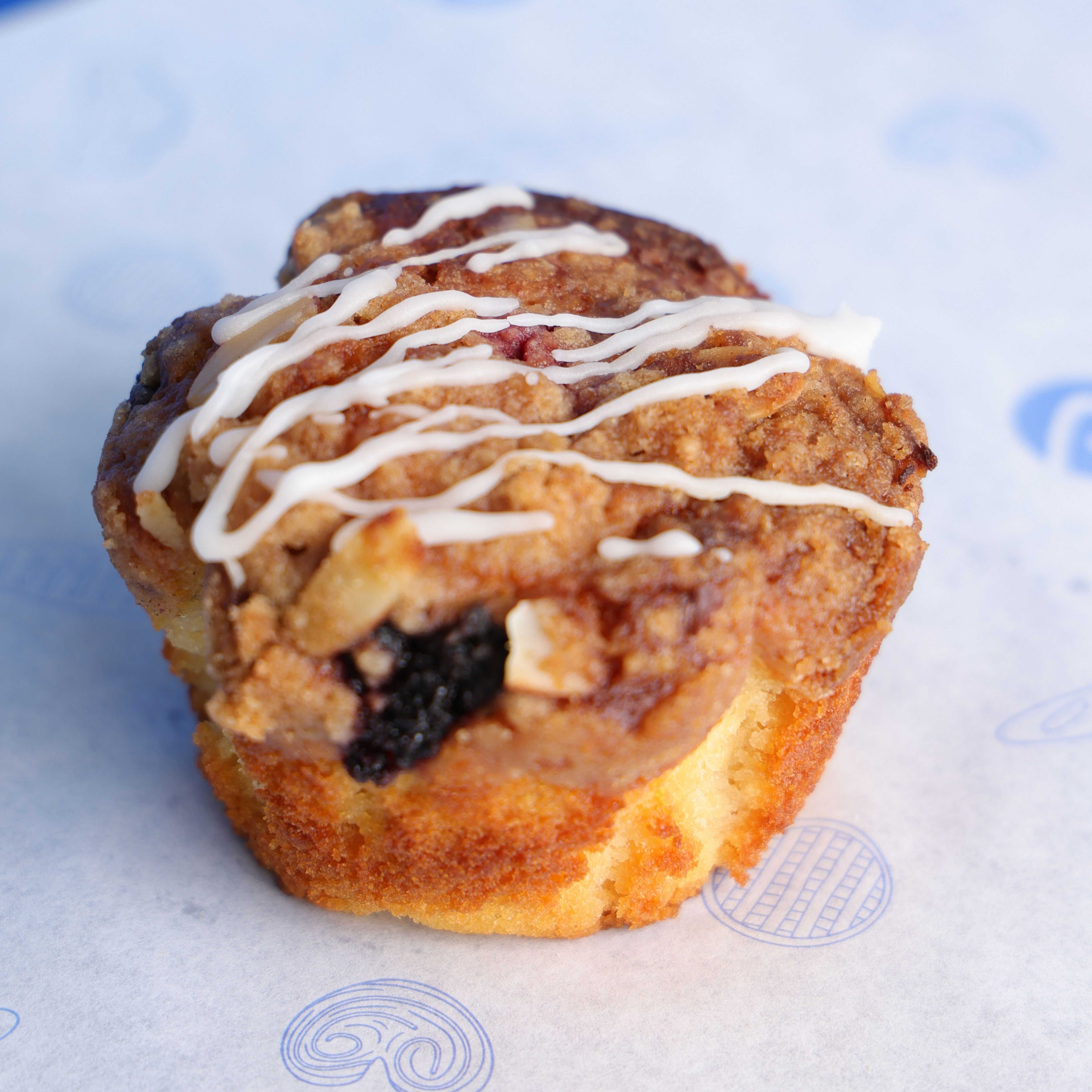Muffin Frutos Rojos y Almendra