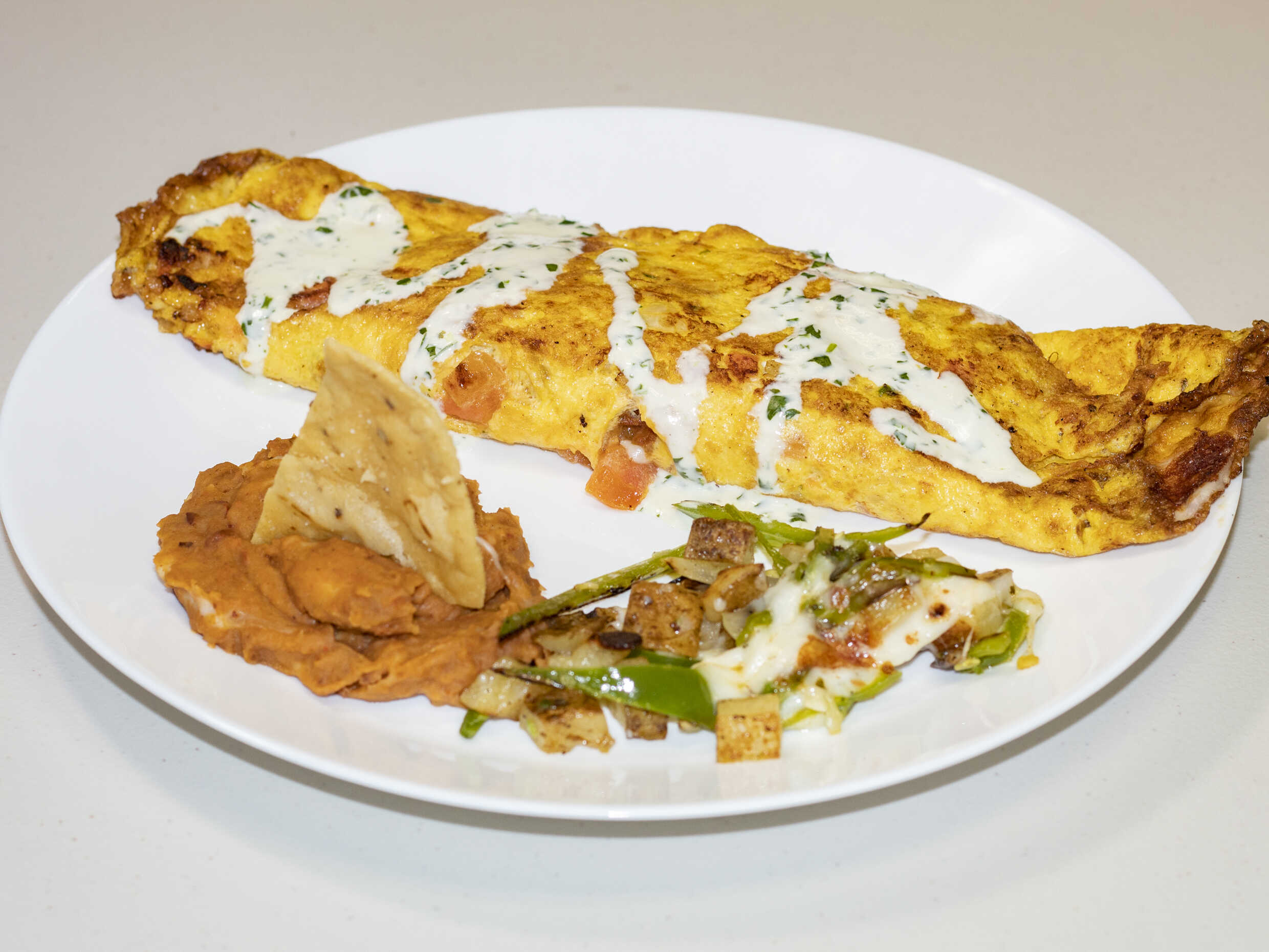 Omelet a la Mexicana