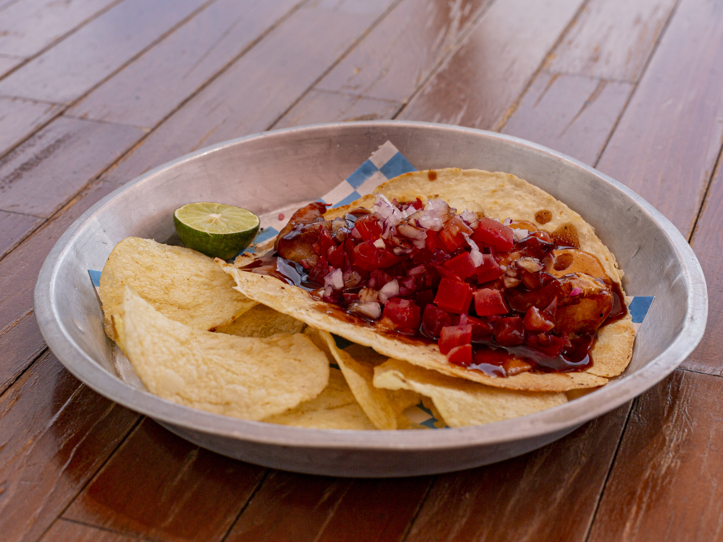 Taco Capeado de Camarón