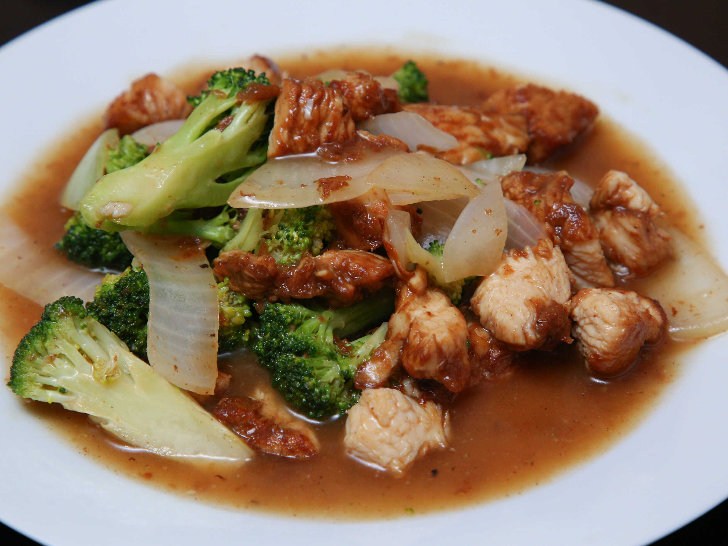 Pollo Ostión con Brócoli para compartir