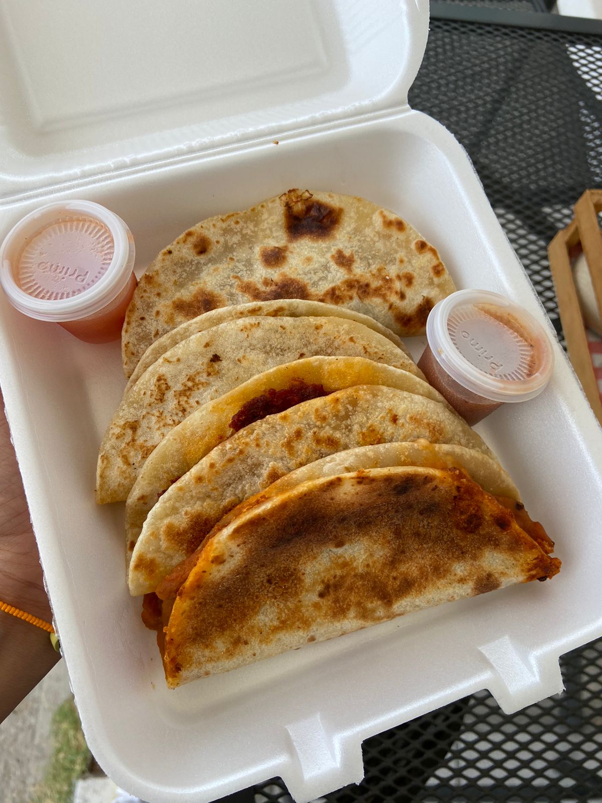 Taco de Huevo y Salchicha