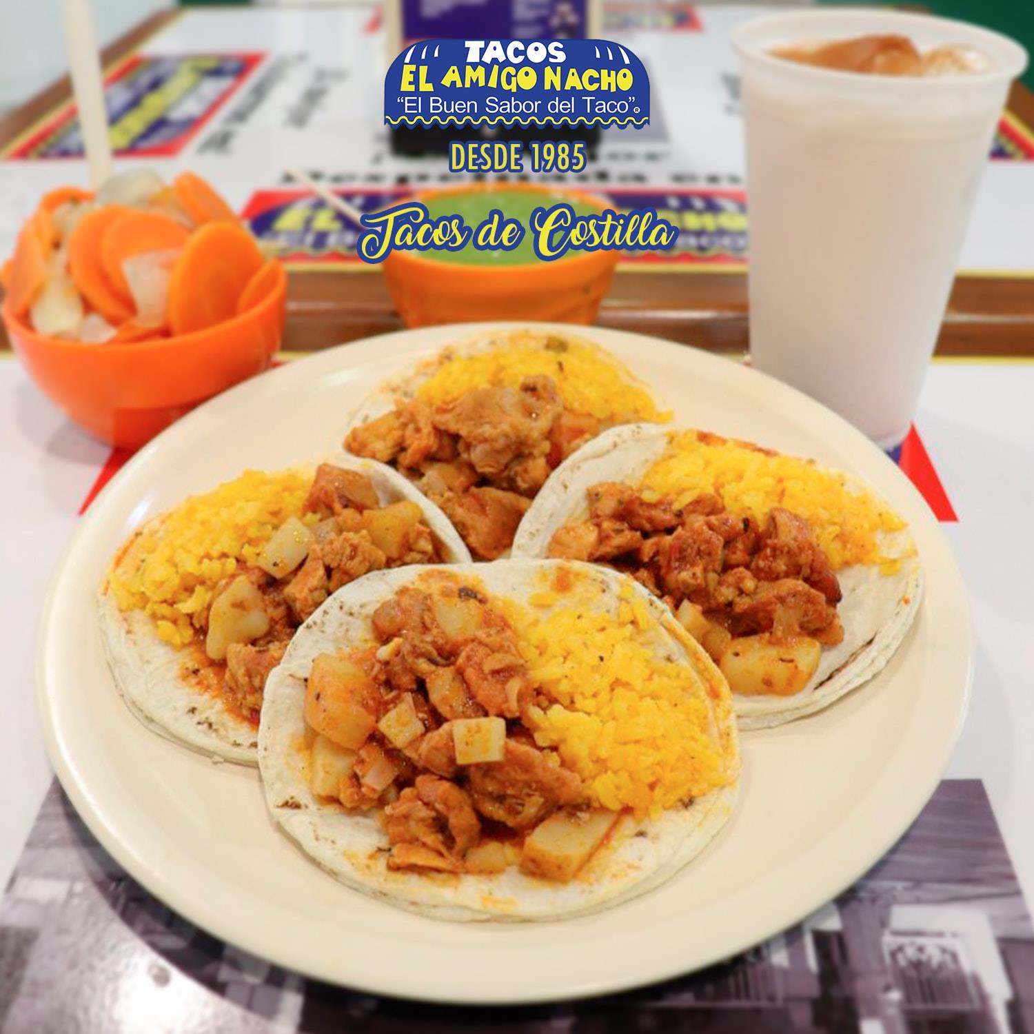 TACO DE COSTILLA DE CERDO