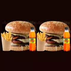 Combo Doble 2 Burguer Doble Carne